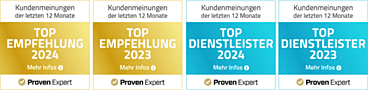Bewertungen Proven Expert Top Empfehlung